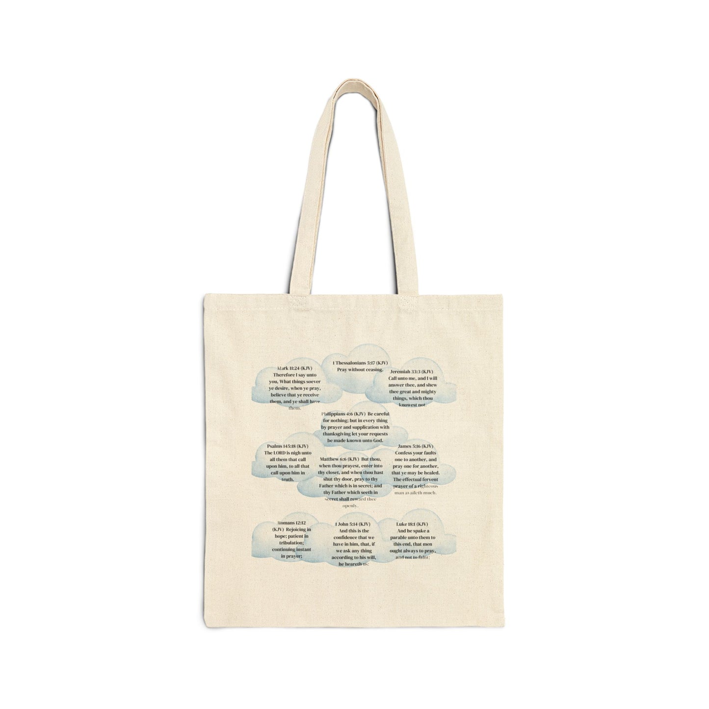 Spoken From Heaven Canvas Tote Bag