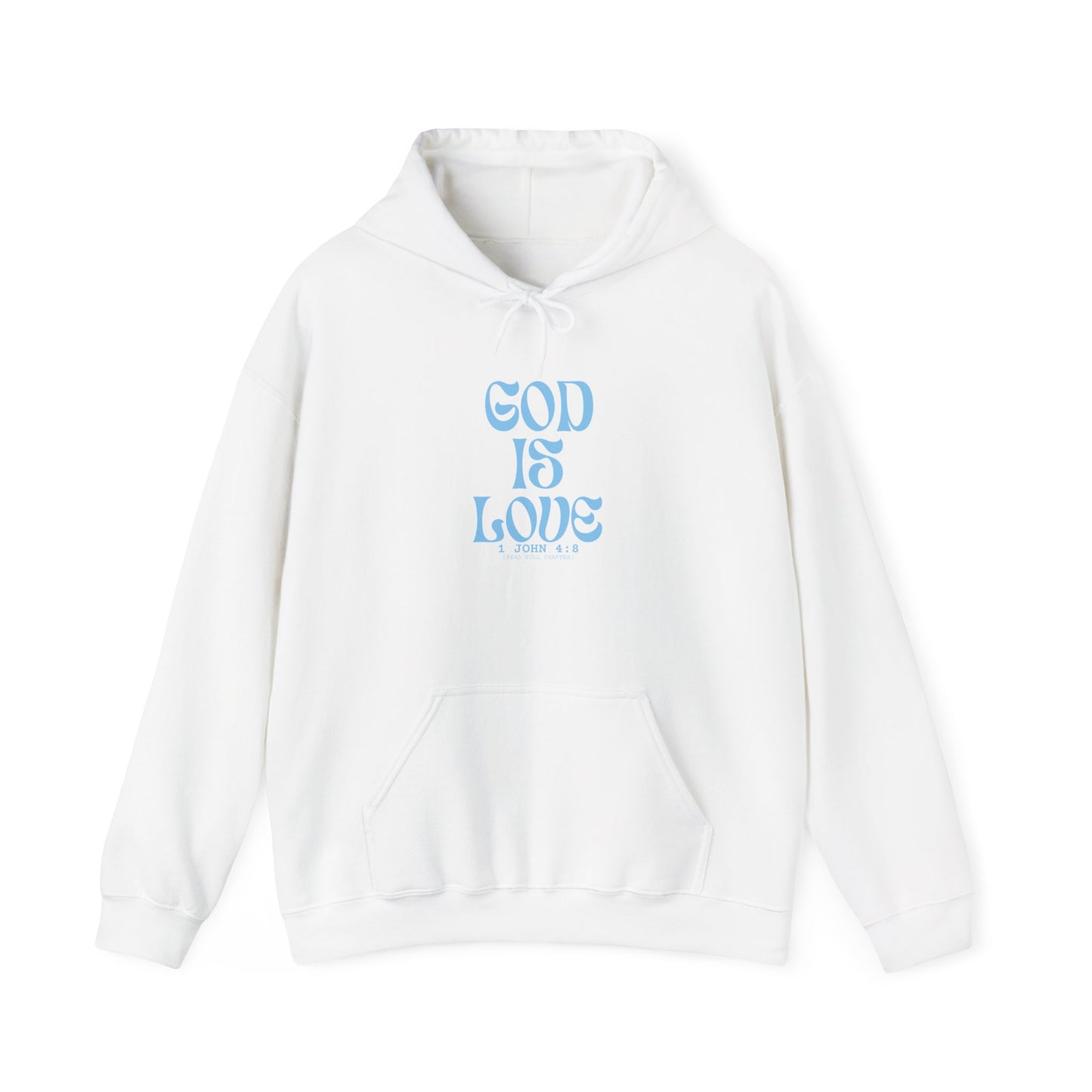 God Is Love Hoodie – Minimal Faith-Inspired Comfort (1 John 4:8)
