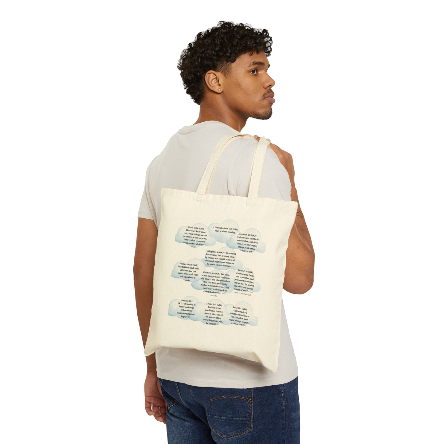 Spoken From Heaven Canvas Tote Bag