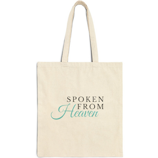 Spoken From Heaven Canvas Tote Bag